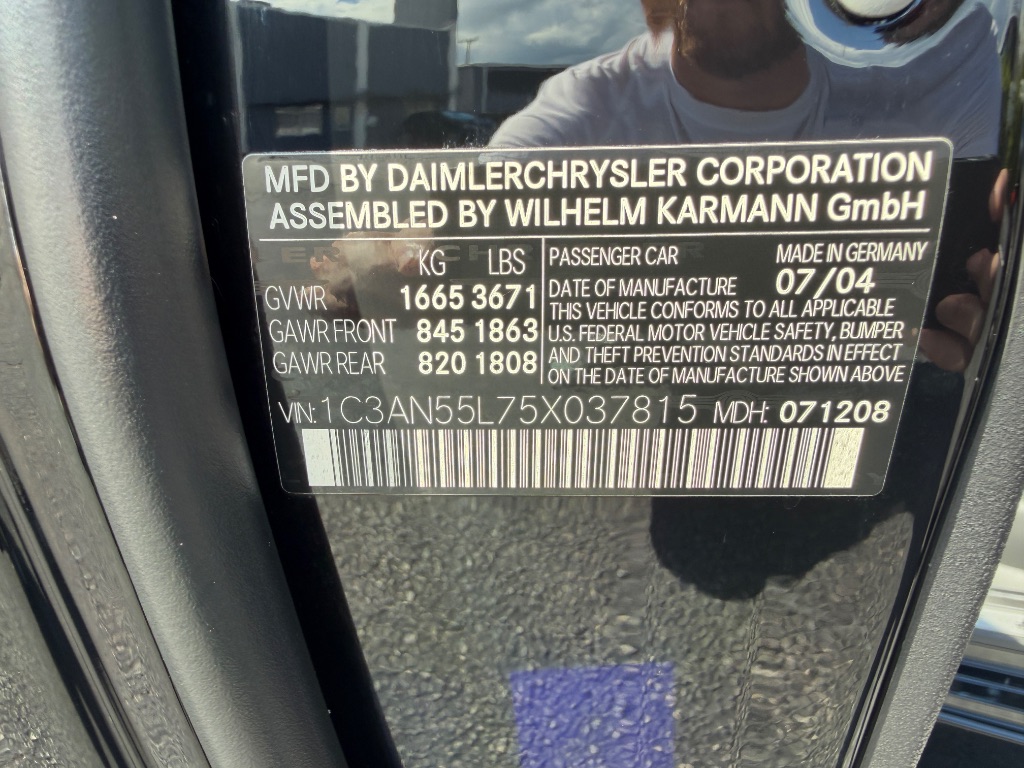 2005 Chrysler Crossfire Base - Photo 24